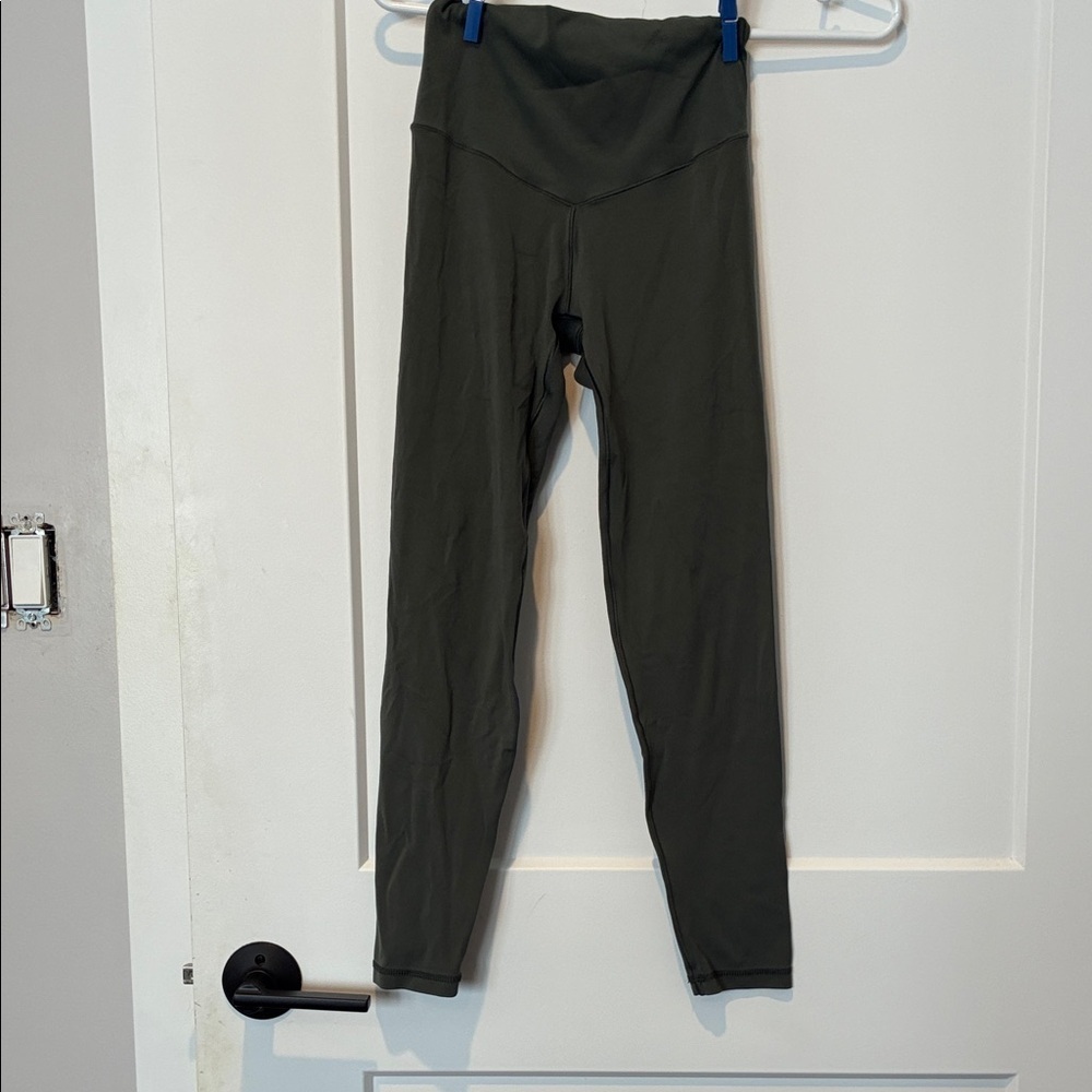 Aerie Green Active Leggings.  B1